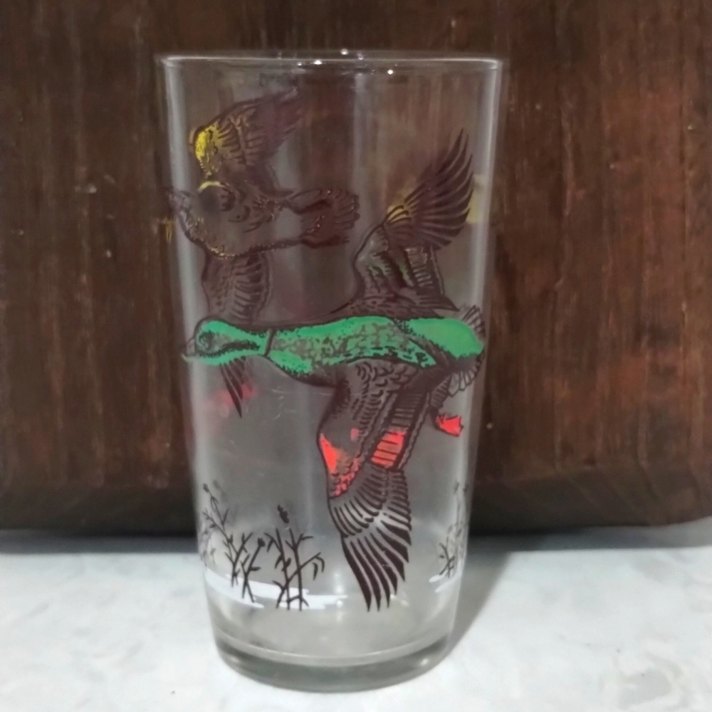 Vintage Duck Glass
